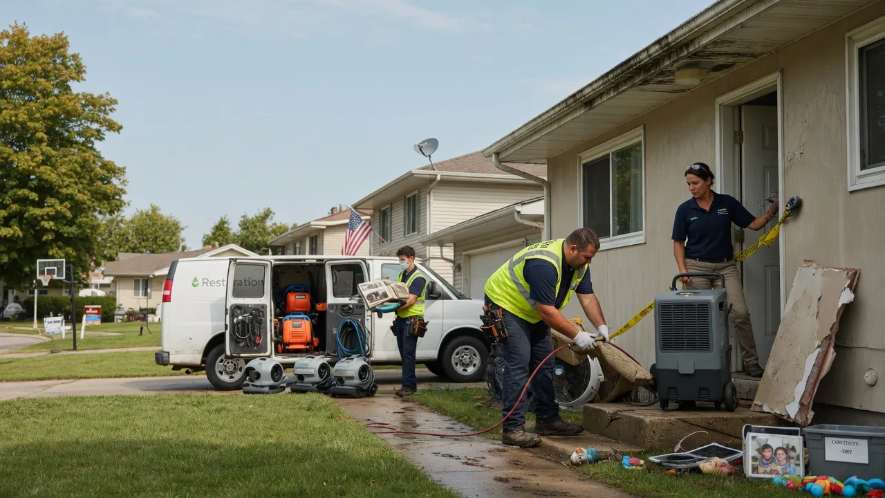 Water Damage Restoration in Burden, KS near me